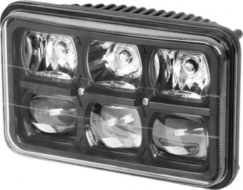 4 749 р. Встраиваемая универсальная светодиодная фара (167х107х81 мм 60W) РИФ  многие автомобили. Увеличить фотографию 1