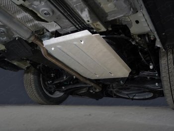 5 799 р. Защита бака (V-2.0 2WD, алюминий) TCC Mitsubishi Outlander GF 3-ий рестайлинг (2018-2024). Увеличить фотографию 1