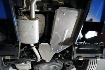 5 499 р. Защита бака (алюминий) TCC Hyundai Santa Fe 4 TM рестайлинг (2020-2024). Увеличить фотографию 1