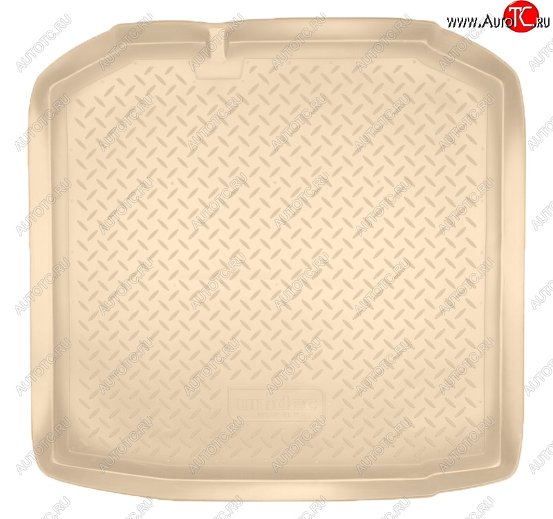 1 799 р. Коврик багажника Norplast Unidec  Skoda Fabia  Mk2 (2007-2014) (Цвет: бежевый)