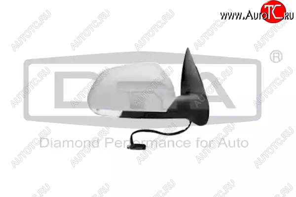 2 899 р. Боковое правое зеркало заднего вида (обогрев, поворот, 6 контактов) DPA (DIAMOND) Skoda Fabia Mk1 универсал рестайлинг (2004-2008) (Неокрашенное)