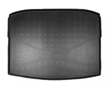 1 599 р. Коврик в багажник (RUS) Norplast  Skoda Karoq  NU7 (2017-2021) (Черный). Увеличить фотографию 1