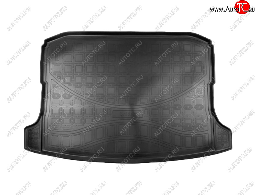 1 599 р. Коврик багажника Norplast (с ушами)  Skoda Karoq  NU7 (2017-2021) (Цвет: черный)
