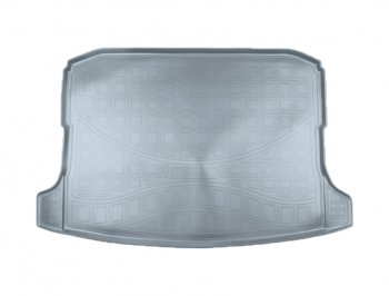 1 979 р. Коврик багажника Norplast (с ушами)  Skoda Karoq  NU7 (2017-2021) (Цвет: серый). Увеличить фотографию 1