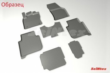 4 999 р. Коврики в салон Seintex (3D текстильные, 7 мест)  Skoda Kodiaq  NU7 (2017-2021). Увеличить фотографию 3