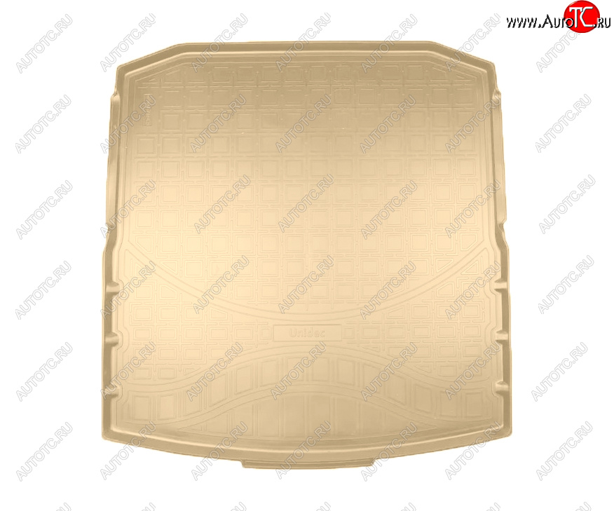2 099 р. Коврик багажника Norplast Unidec  Skoda Octavia  A8 (2019-2022) (Цвет: бежевый)