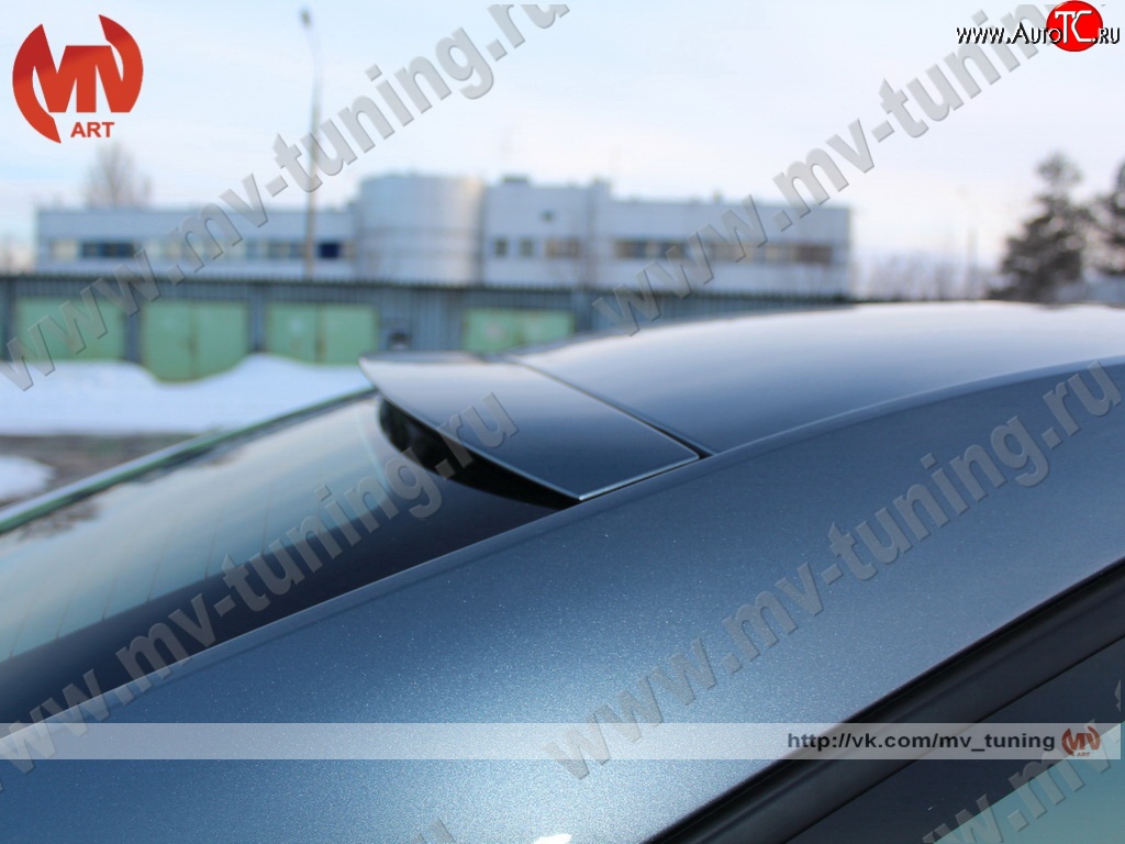 3 899 р. Козырёк на заднее стекло RS Skoda Octavia A7 дорестайлинг лифтбэк (2012-2017) (Неокрашенный)