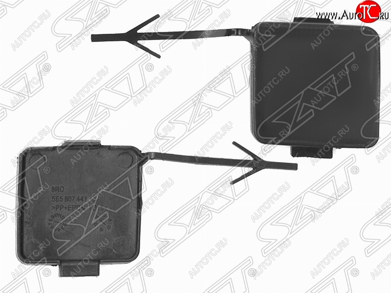 259 р. Заглушка буксировочной проушины в задний бампер SAT Skoda Octavia A7 дорестайлинг универсал (2012-2017) (Неокрашенная)