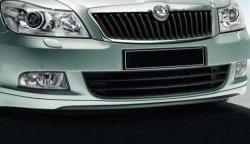 5 999 р. Накладка на передний бампер CT v2 Skoda Octavia A5 рестайлинг универсал (2008-2013) (Неокрашенная). Увеличить фотографию 2