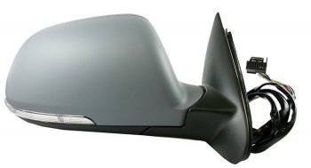 Боковое правое зеркало заднего вида SAT (складное, поворот, обогрев, подсветка, 11 контактов) Skoda Octavia A5 лифтбэк рестайлинг (2008-2013)