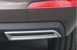 1 499 р. Имитация насадок глушителя на задний бампер Sport Skoda Octavia A7 дорестайлинг лифтбэк (2012-2017) (Неокрашенная). Увеличить фотографию 5