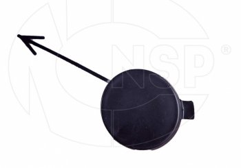 124 р. Заглушка буксировочного отверстия NSP (в передний бампер)  Skoda Octavia  A7 (2012-2017) (Неокрашенная). Увеличить фотографию 1