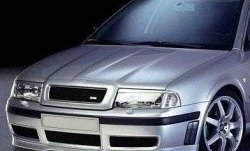 4 899 р. Накладка на передний бампер RS-style  Skoda Octavia ( Tour A4 1U5,  Tour A4 1U2) (1996-2000) (Неокрашенная). Увеличить фотографию 1