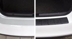 1 279 р. Защитная накладка на задний бампер RA  Skoda Rapid  NH3 (2012-2017). Увеличить фотографию 4