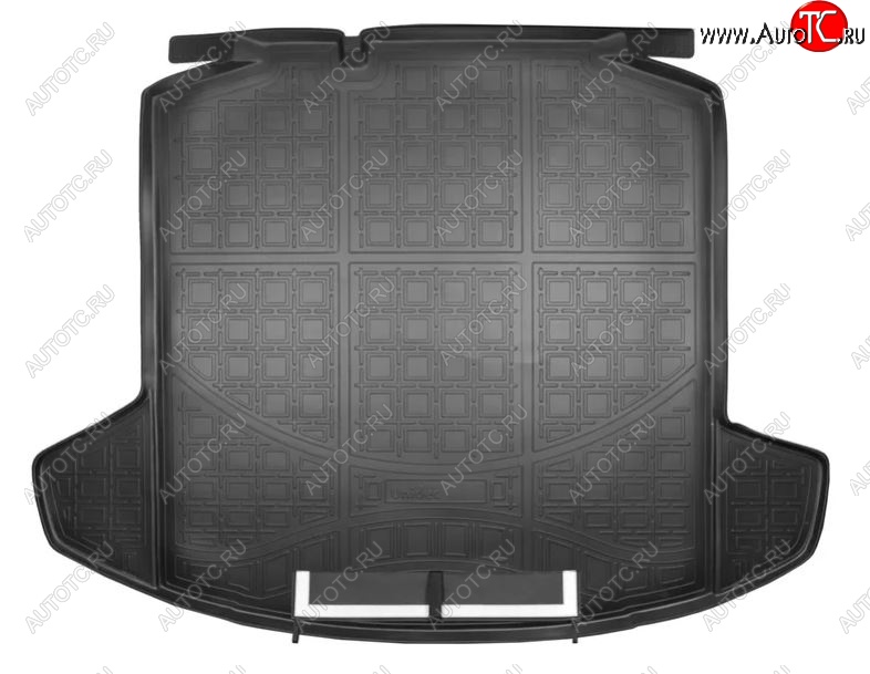 2 799 р. Коврик в багажник Norplast  Skoda Rapid  NH3 (2012-2020) (Черный с фартуком)