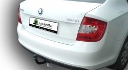 6 599 р. Фаркоп Лидер Плюс.  Skoda Rapid  NH3 (2012-2017), Volkswagen Polo  5 (2009-2020) (Без электропакета). Увеличить фотографию 4