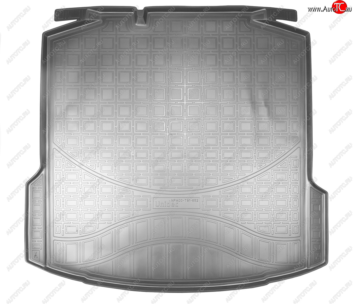1 499 р. Коврик багажника Norplast Unidec  Skoda Rapid  MK2 (2019-2024) (черный)