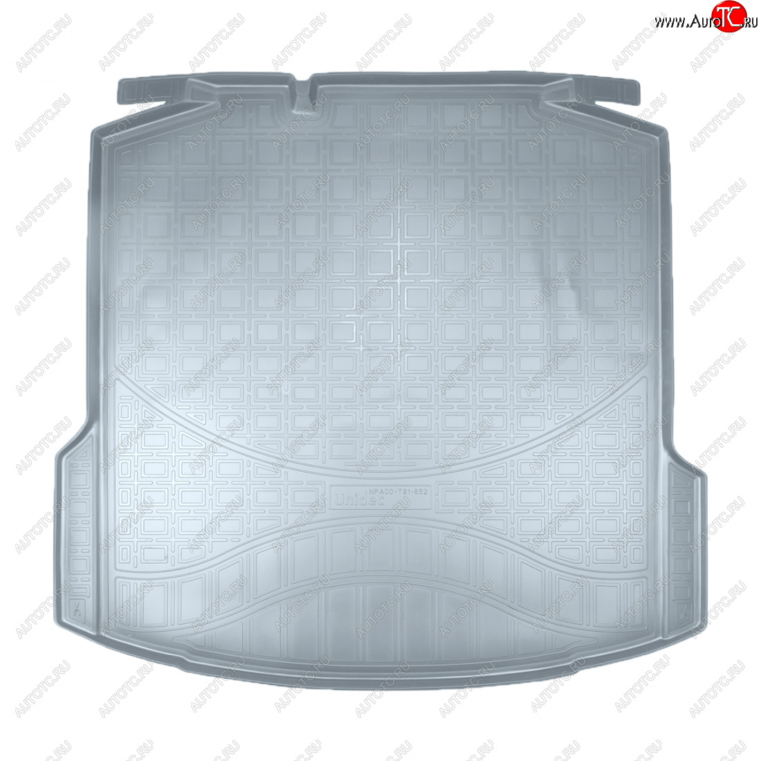 1 879 р. Коврик багажника Norplast Unidec  Skoda Rapid  MK2 (2019-2024) (серый)