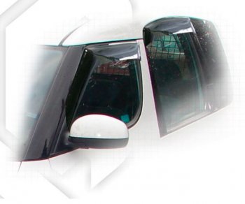 2 169 р. Дефлектора окон CA-Plastiс  Skoda Roomster  5J (2006-2010) (Classic полупрозрачный). Увеличить фотографию 1