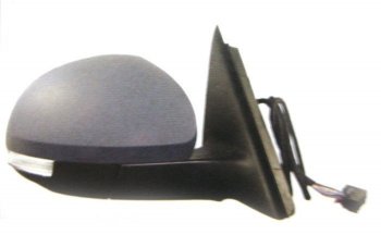7 599 р. Боковое правое зеркало заднего вида SAT (обогрев, поворот, 7 контактов) Skoda Yeti (2009-2013) (Неокрашенное). Увеличить фотографию 1