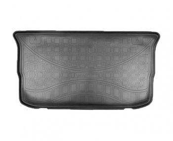 1 329 р. Коврик в багажник Norplast Smart Forfour W453 5 дв. (2014-2020) (Черный). Увеличить фотографию 1