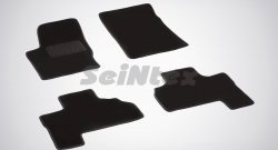 2 599 р. Износостойкие коврики в салон SeiNtex Premium LUX 4 шт. (ворсовые)  SSANGYONG Actyon  1 (2006-2010). Увеличить фотографию 1
