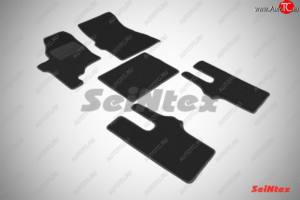 2 599 р. Износостойкие коврики в салон SeiNtex Premium LUX 4 шт. (ворсовые)  SSANGYONG Stavic  MPV5 (2013-2018)