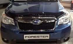 Дефлектор капота NovLine-Autofamily Subaru (Субару) Forester (Форестер)  SJ (2012-2019) SJ дорестайлинг, рестайлинг