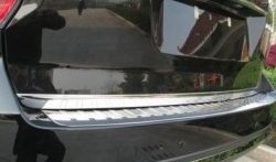 5 949 р. Нижняя накладка на крышку багажника СТ Subaru Forester SJ дорестайлинг (2012-2016). Увеличить фотографию 1