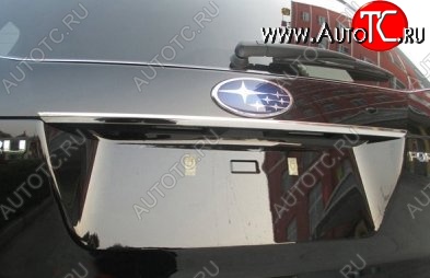 2 199 р. Верхняя накладка на крышку багажника СТ Subaru Forester SJ дорестайлинг (2012-2016)
