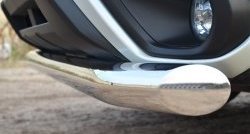 16 249 р. Одинарная защита переднего бампера диаметром 76 мм Russtal  Subaru Forester  SJ (2012-2016). Увеличить фотографию 4