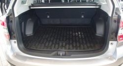 1 299 р. Коврик в багажник Aileron (полиуретан) Subaru Forester SJ рестайлинг (2016-2019). Увеличить фотографию 1