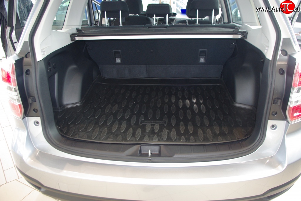 1 299 р. Коврик в багажник Aileron (полиуретан)  Subaru Forester  SJ (2012-2019)
