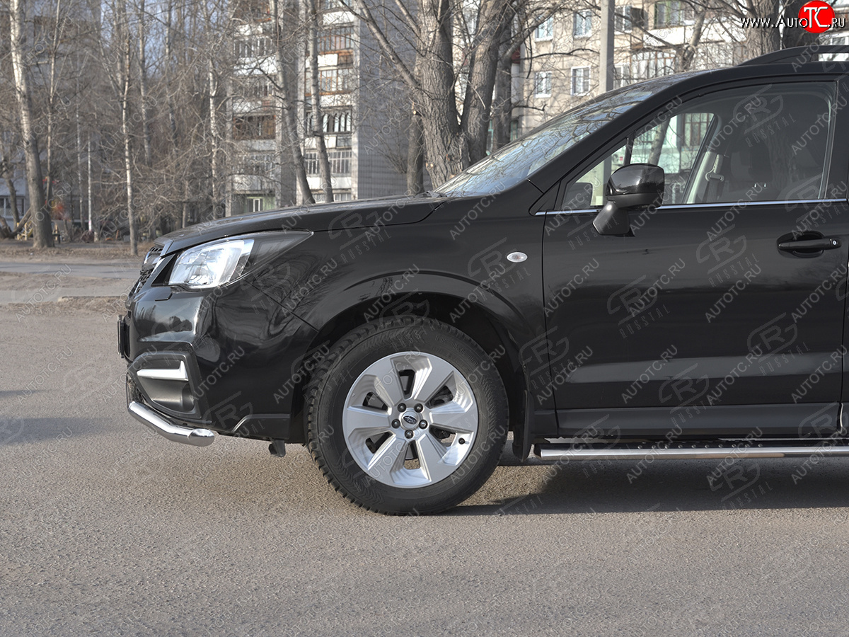 13999р Защита переднего бампера Russtal d63 волна Subaru Forester SJ купить