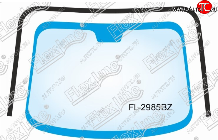 2 269 р. Молдинг лобового стекла FlexLine  Subaru Forester  SH (2008-2013)