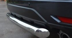 15 399 р. Одинарная защита заднего бампера из трубы диаметром 76 мм Russtal  Subaru Forester  SH (2008-2013). Увеличить фотографию 2