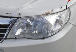 1 484 р. Прозрачная защита передних фар Novline Subaru Forester SH (2008-2013). Увеличить фотографию 1