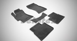 Износостойкие коврики в салон с рисунком Сетка SeiNtex Premium 4 шт. (резина) Subaru Impreza GE седан (2007-2012)