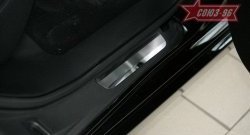 2 564 р. Накладки на внутреннюю пластиковую часть порога Souz-96 Subaru Impreza GE седан (2007-2012). Увеличить фотографию 2