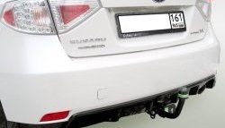 6 799 р. Фаркоп Лидер Плюс.  Subaru Impreza  GH (2007-2012) (Без электропакета). Увеличить фотографию 1