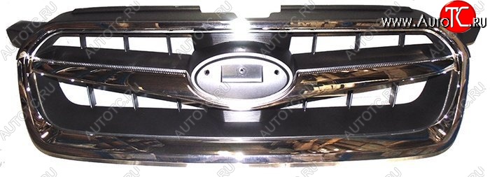 1 579 р. Решётка радиатора SAT Subaru Legacy BL,B13 рестайлинг седан (2006-2009) (Неокрашенная)