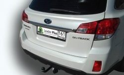 6 249 р. Фаркоп Лидер Плюс.  Subaru Outback  BR/B14 (2009-2013) (Без электропакета). Увеличить фотографию 3