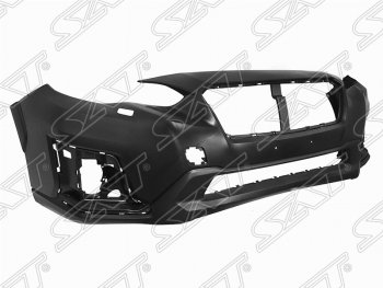 10 849 р. Передний бампер (под омыватели) SAT Subaru XV GT/G24 дорестайлинг (2017-2021) (Неокрашенный). Увеличить фотографию 1