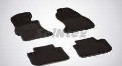 Износостойкие коврики в салон 3D SUBARU XV черные (компл) Subaru (Субару) XV (ХВ)  GP/G33 (2012-2017) GP/G33 дорестайлинг, рестайлинг