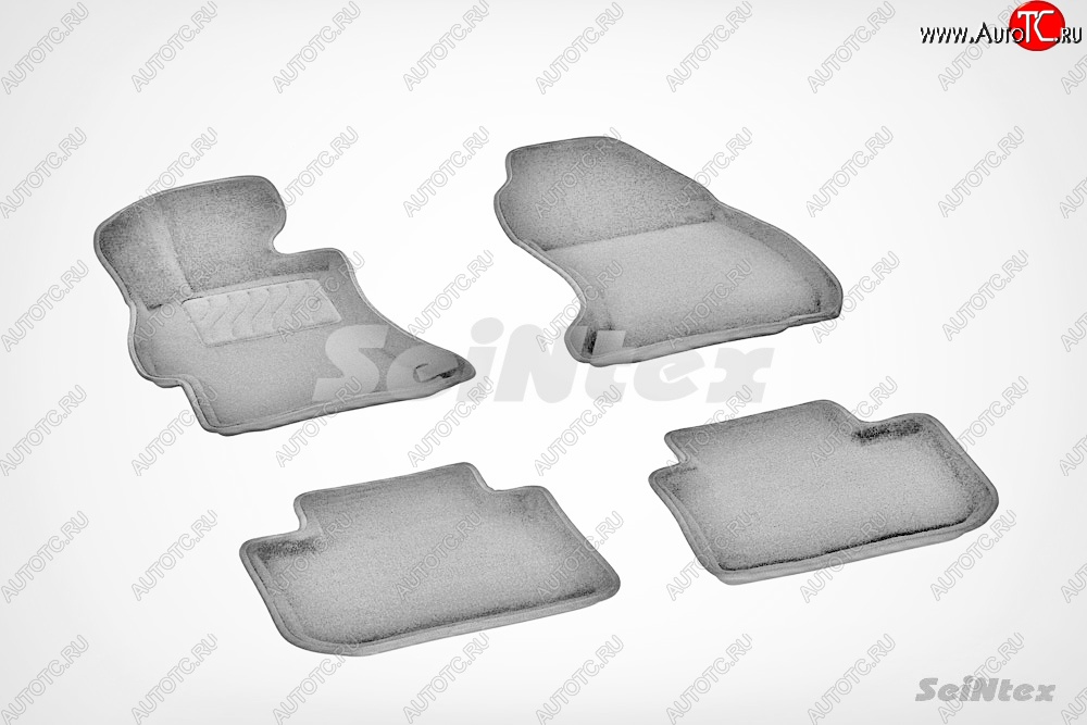 4 299 р. Износостойкие коврики в салон 3D SUBARU XV серые (компл)  Subaru XV  GP/G33 (2012-2017)