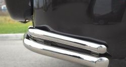 13 999 р. Защита заднего бампера (Ø63 и 42 мм, нержавейка) Russtal Suzuki Grand Vitara JT 5 дверей 2-ой рестайлинг (2012-2016). Увеличить фотографию 3