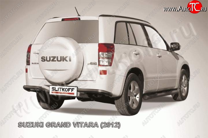 3 999 р. Уголки d57 Suzuki Grand Vitara JT 5 дверей 2-ой рестайлинг (2012-2016) (Цвет: серебристый)