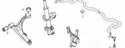 929 р. Полиуретановый сайлентблок рычага передней подвески Точка Опоры  Suzuki Aerio  RA21S, RC51S (2001-2007). Увеличить фотографию 2