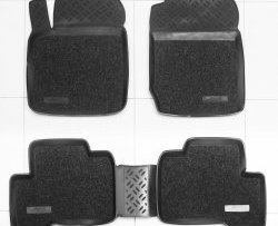 Комплект ковриков в салон Aileron 4 шт. (полиуретан, покрытие Soft) Suzuki Grand Vitara JT 5 дверей 2-ой рестайлинг (2012-2016)