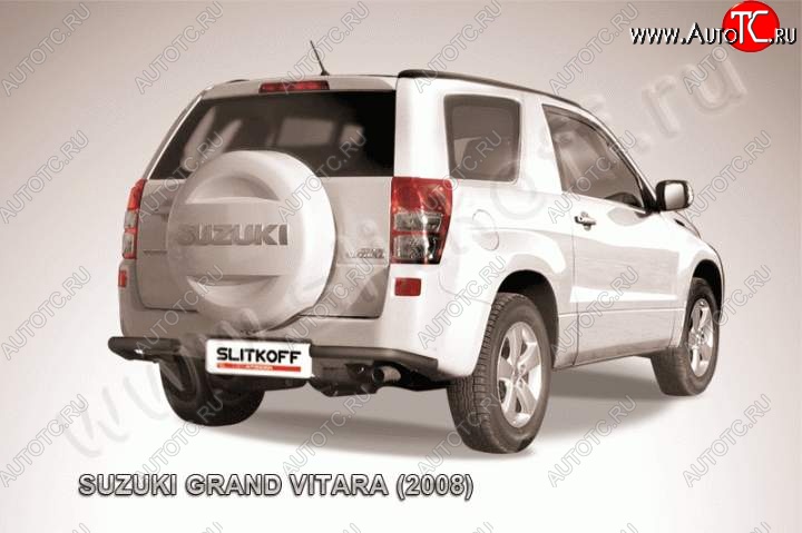3 999 р. Уголки d57  Suzuki Grand Vitara  JT 3 двери (2005-2008) (Цвет: серебристый)